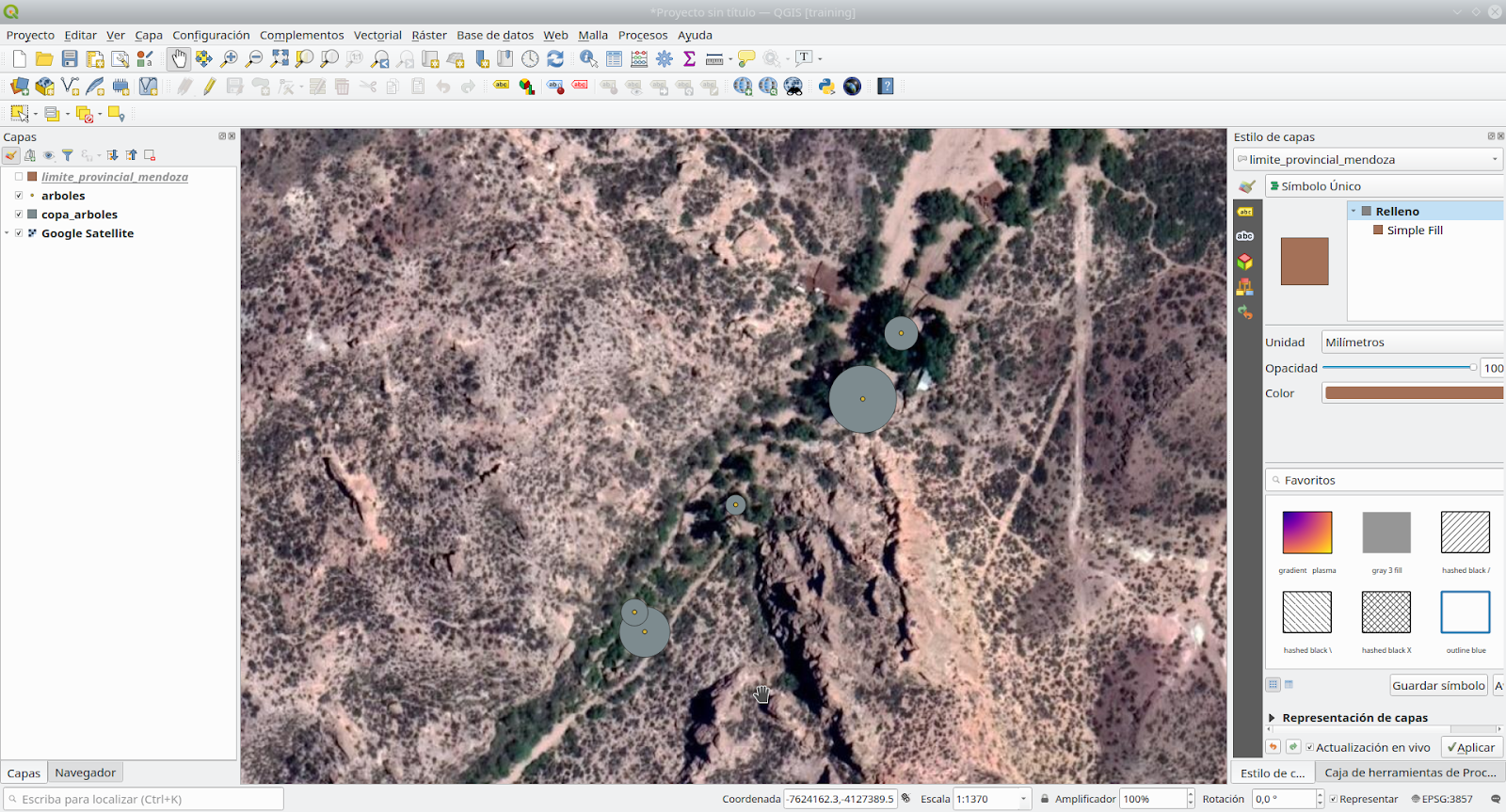 Virtual layer in QGIS