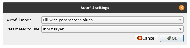 Autofill output names