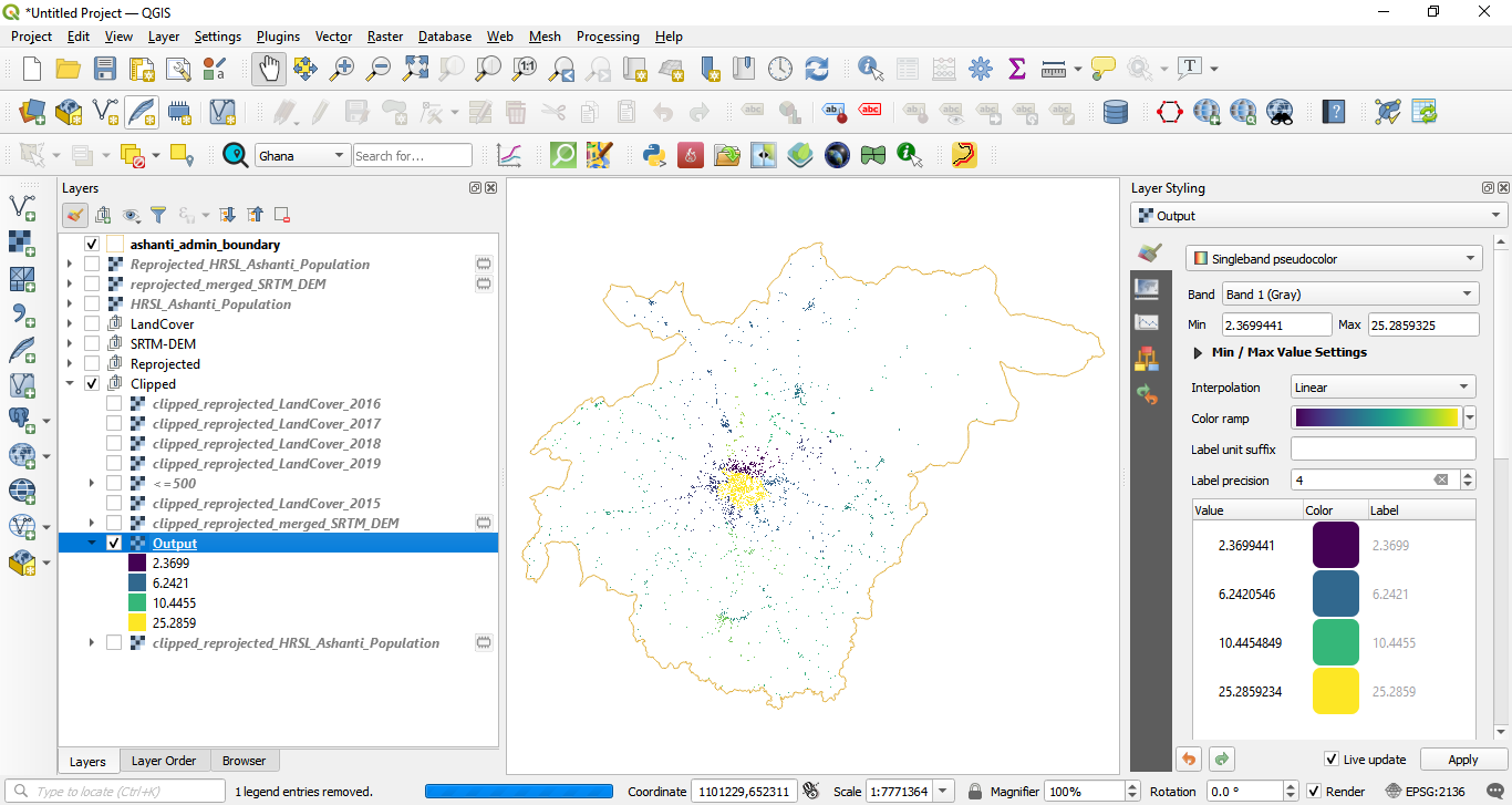 Using Value Tool to check results of Raster Calculator