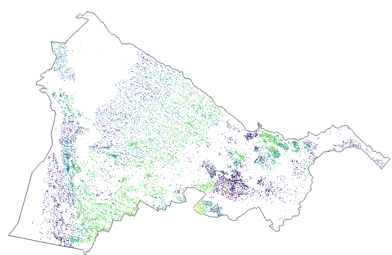 Population density of Kiambu County, Kenya