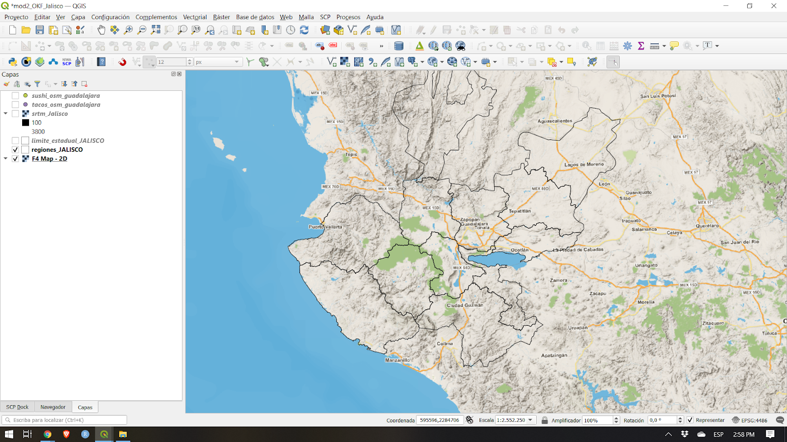 PGP Basemap layer loaded in QGIS