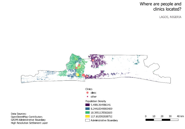 Exported map as image