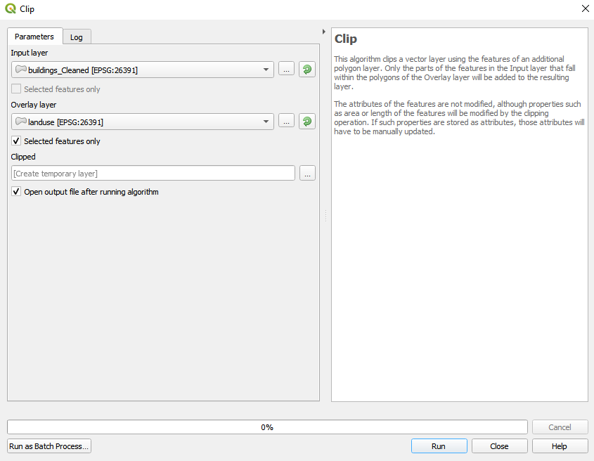 Running the Clip algorithm