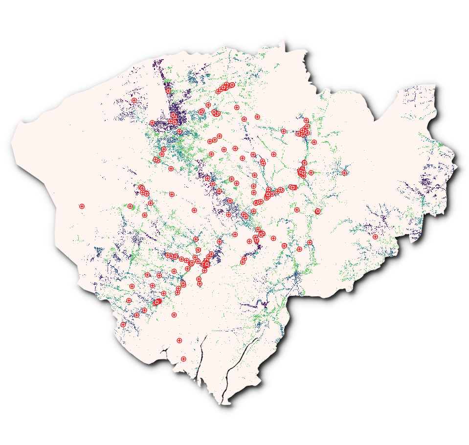 Map canvas exported as image