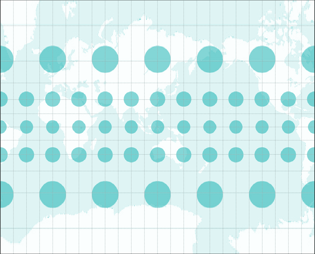 Conformal map projection