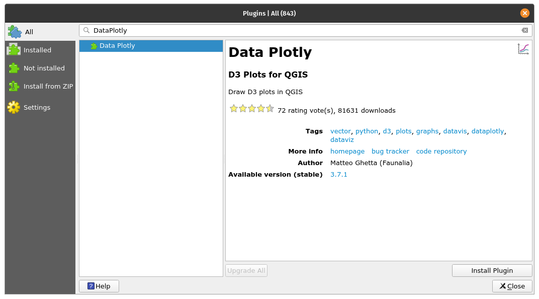 DataPlotly plugin